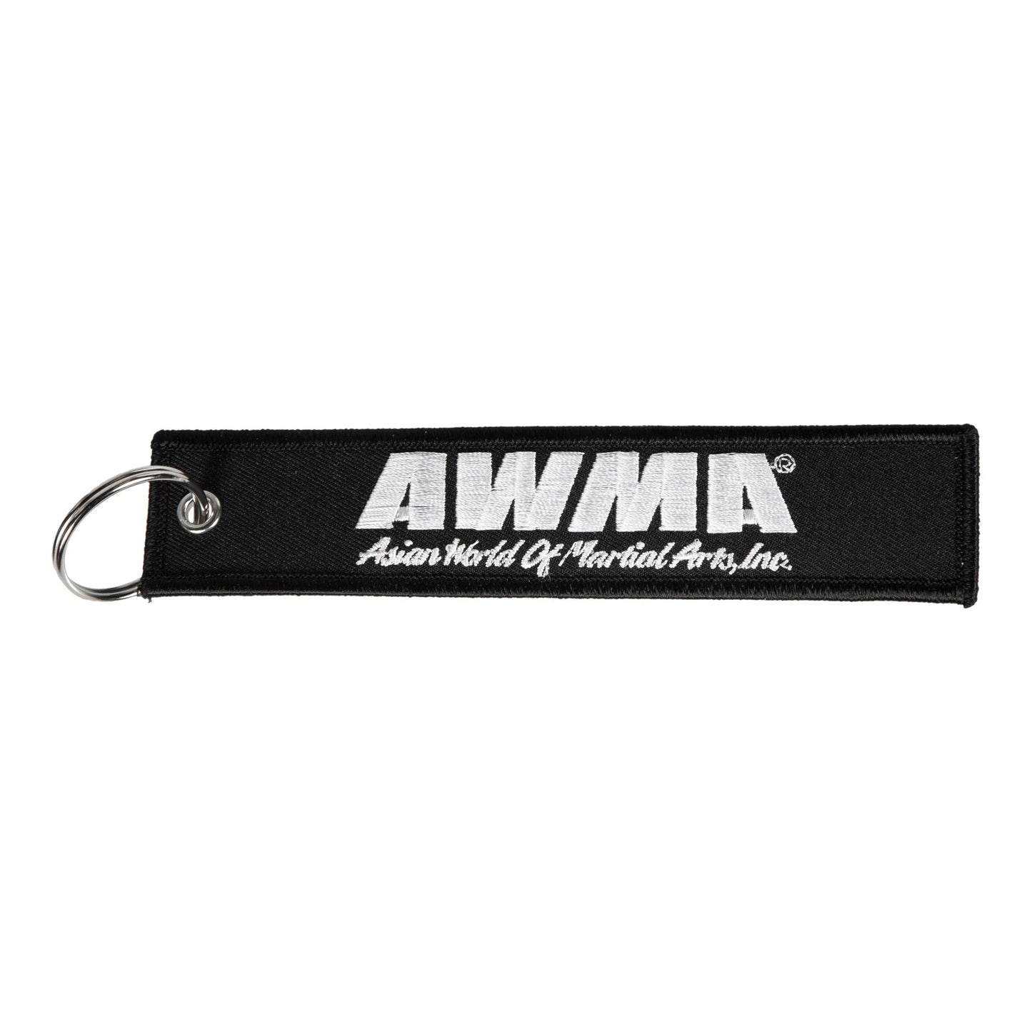 AWMA and ProForce Keychain Black/White 6.25" x 1.25"
