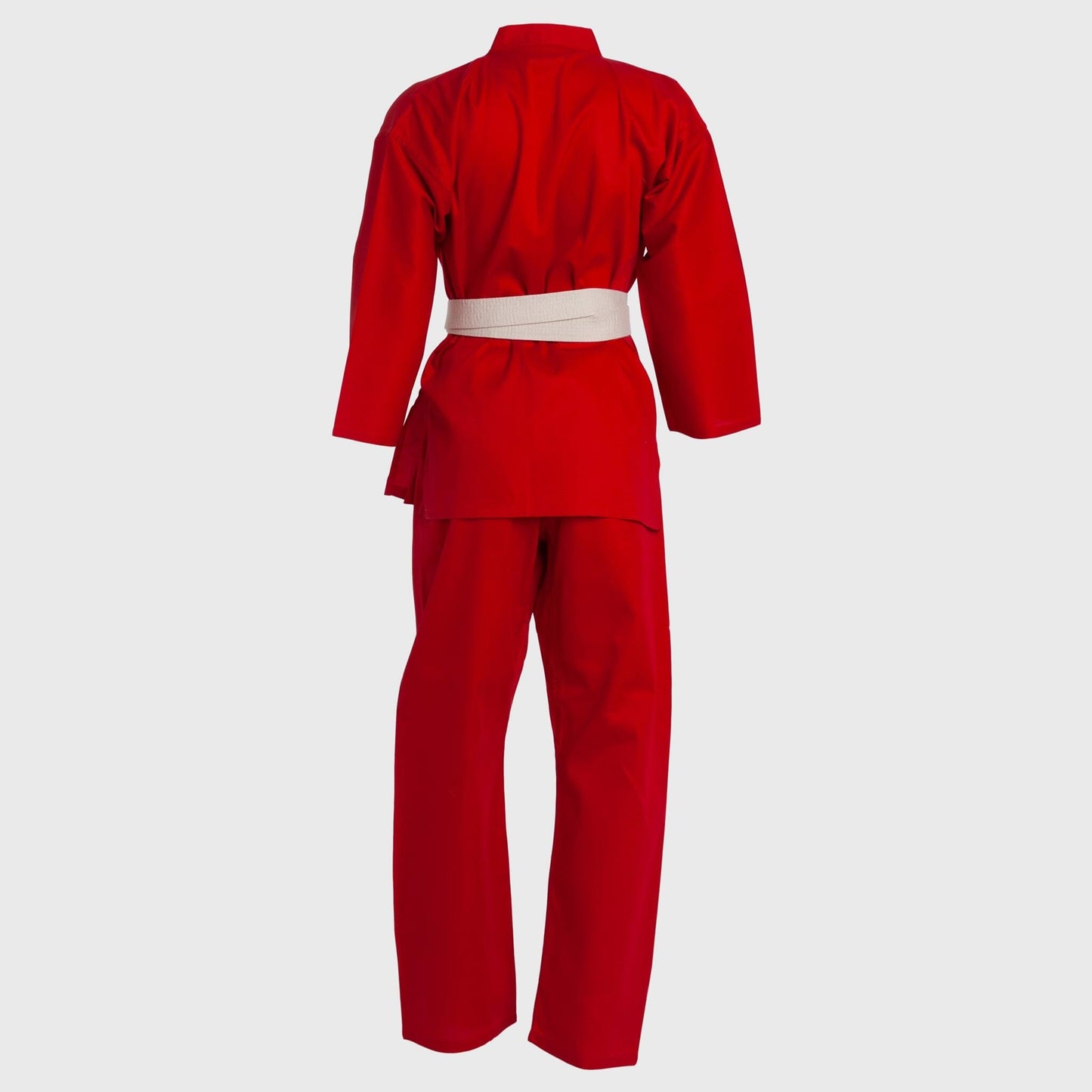 ProForce Classic Karate Uniform (Elastic Drawstring w/Free Belt) 5 oz. 60/40 Blend Red
