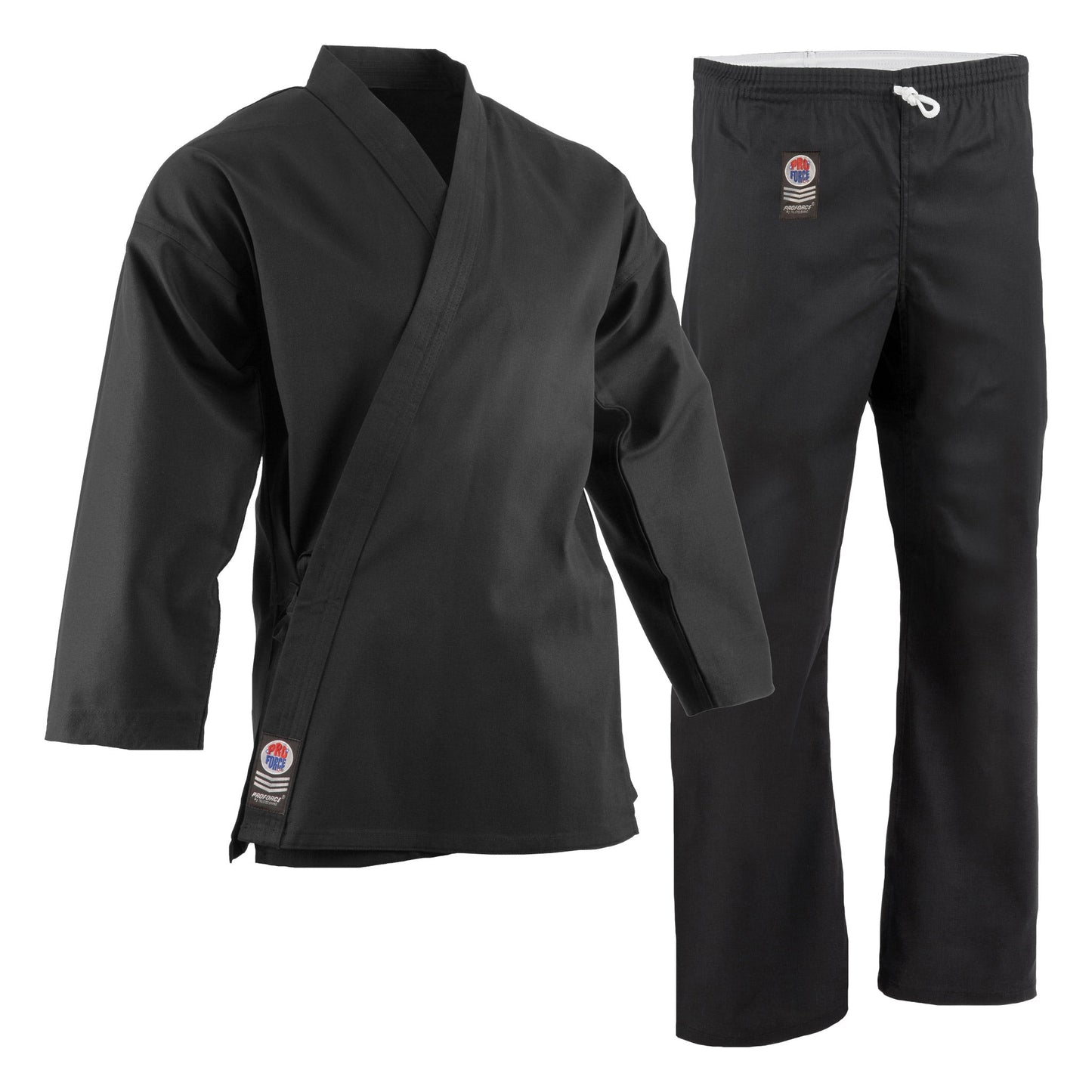 ProForce Karate Uniform (Elastic Drawstring w/Free Belt) 8 oz. 55/45 Blend