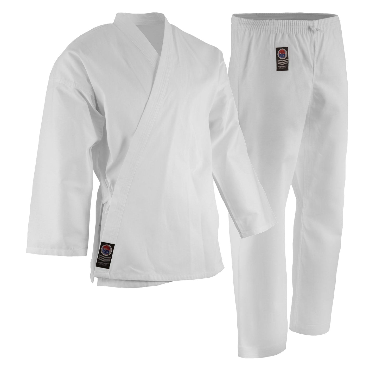 ProForce Karate Uniform (Elastic Drawstring w/Free Belt) 8 oz. 55/45 Blend