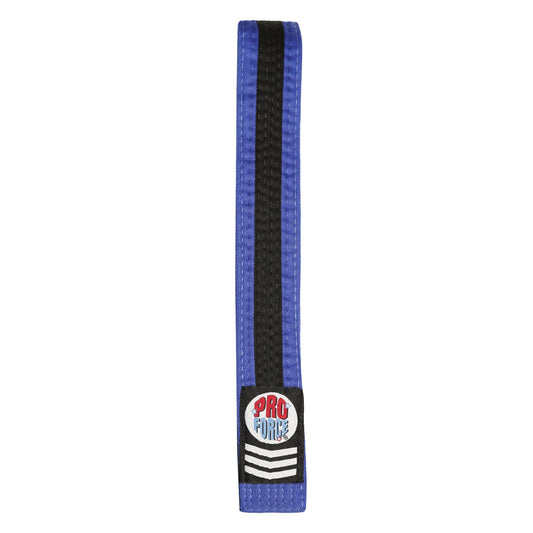 ProForce II 1.5" Double Wrap Black Stripe Karate Belt