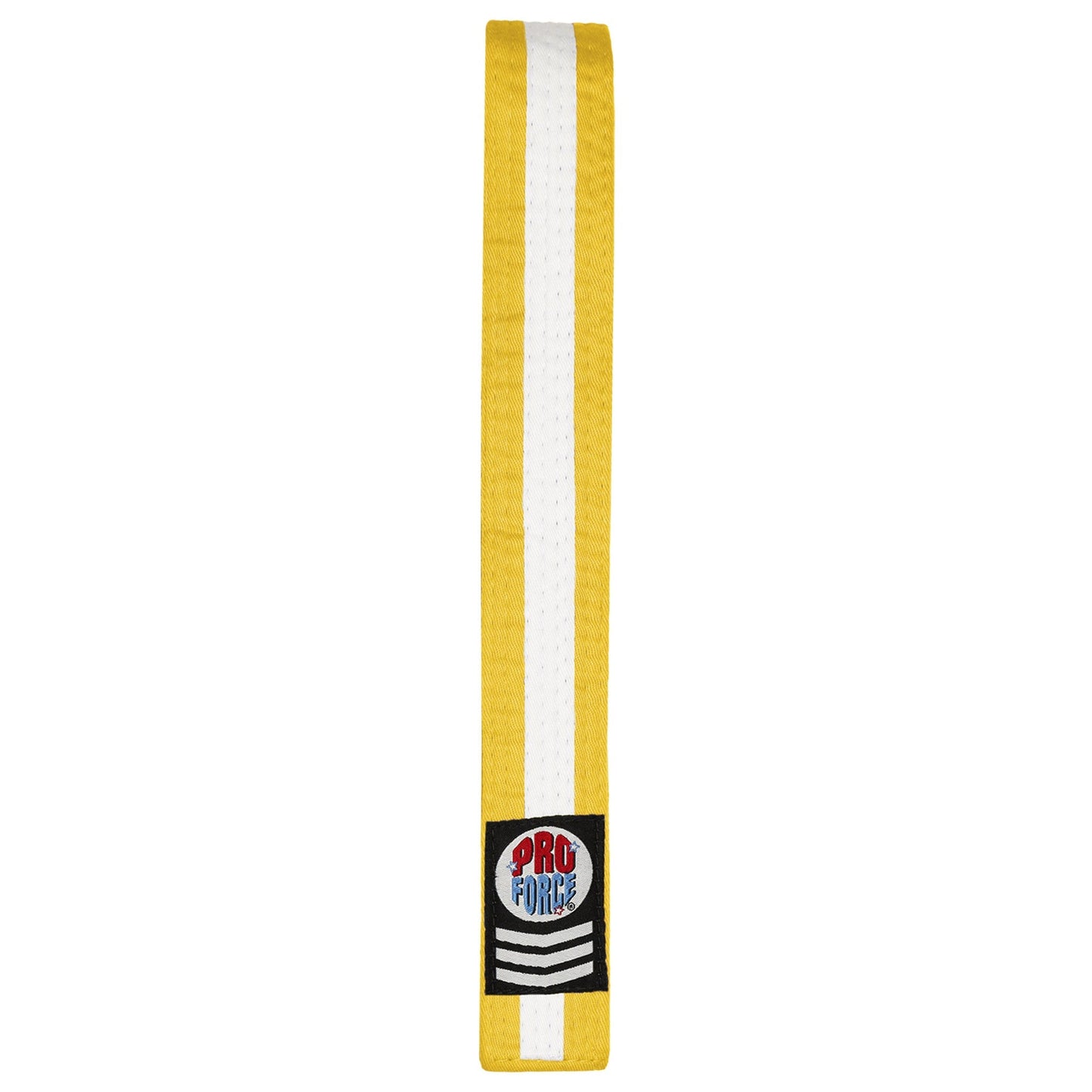 ProForce II 1.5" Double Wrap White Stripe Karate Belt