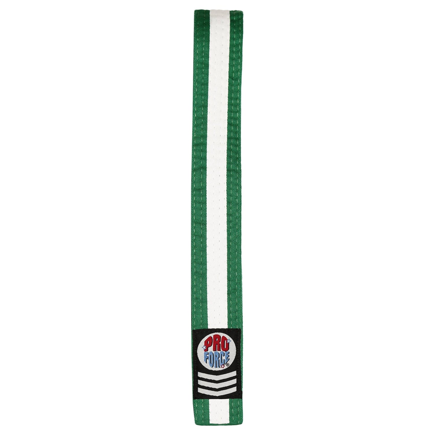 ProForce II 1.5" Double Wrap White Stripe Karate Belt