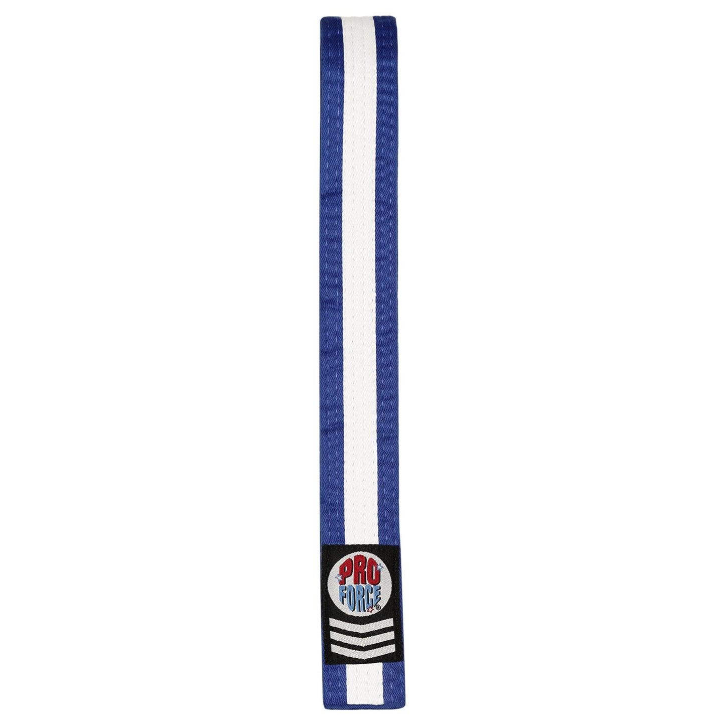 ProForce II 1.5" Double Wrap White Stripe Karate Belt