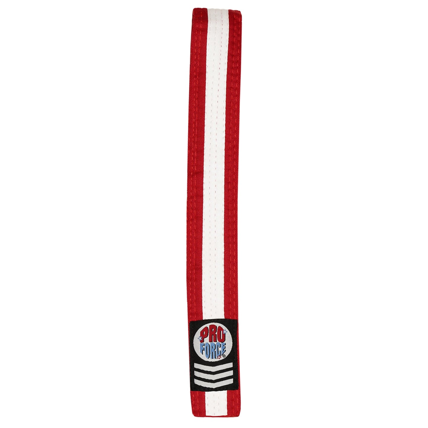 ProForce II 1.5" Double Wrap White Stripe Karate Belt