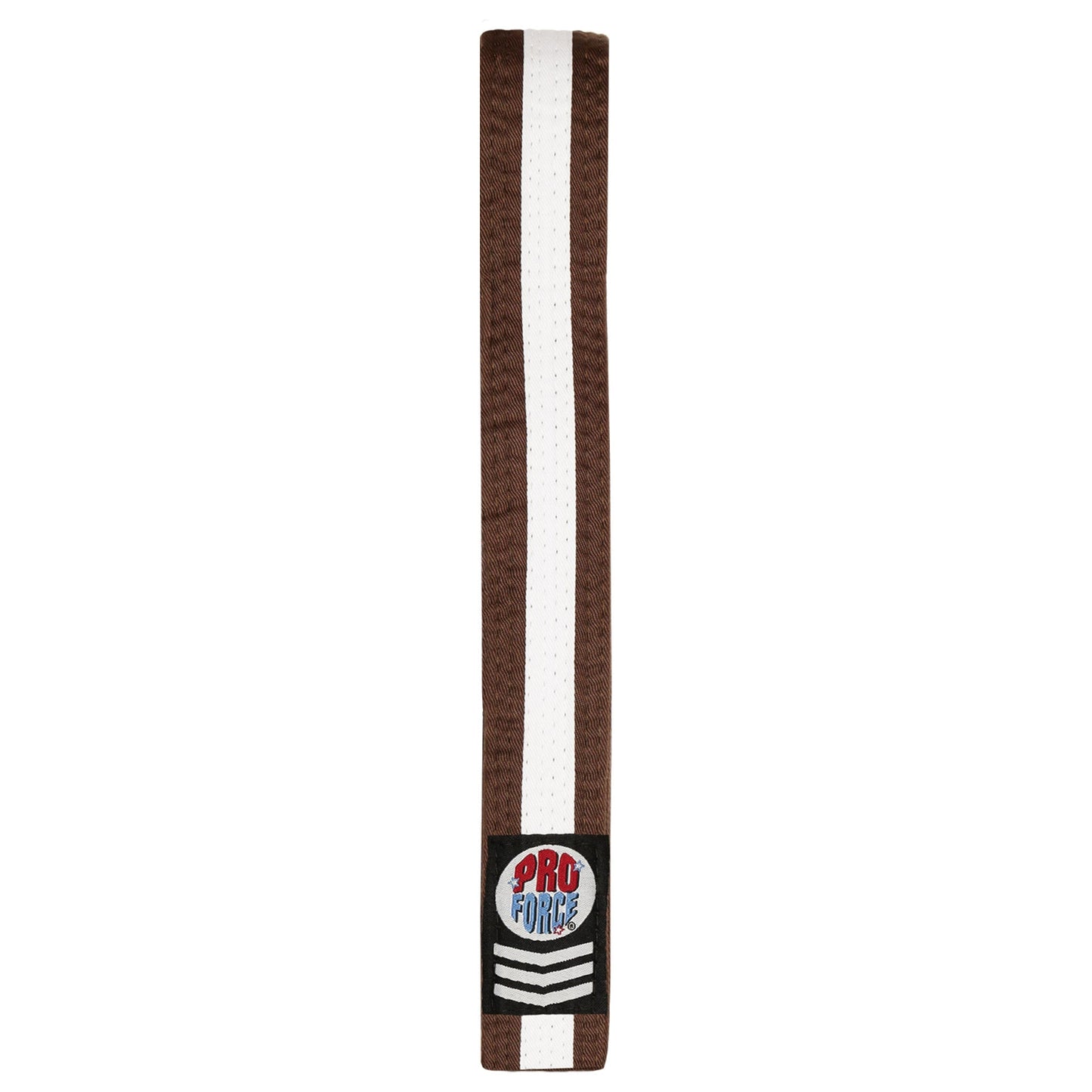 ProForce II 1.5" Double Wrap White Stripe Karate Belt