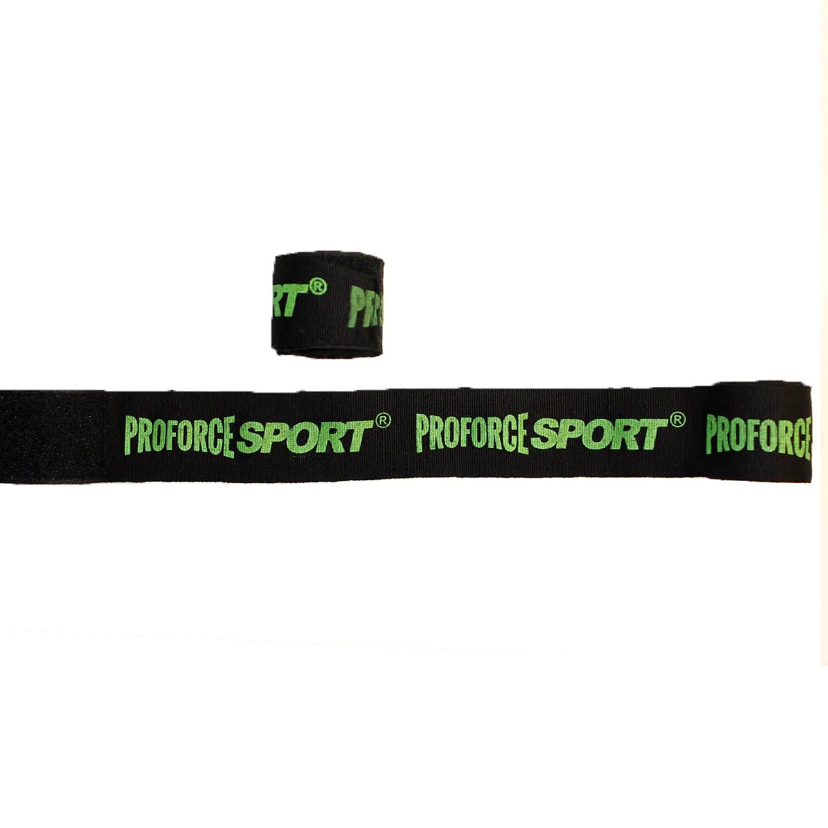ProForce Sport Handwrap Black with Neon Green Logo 150" (400cm)