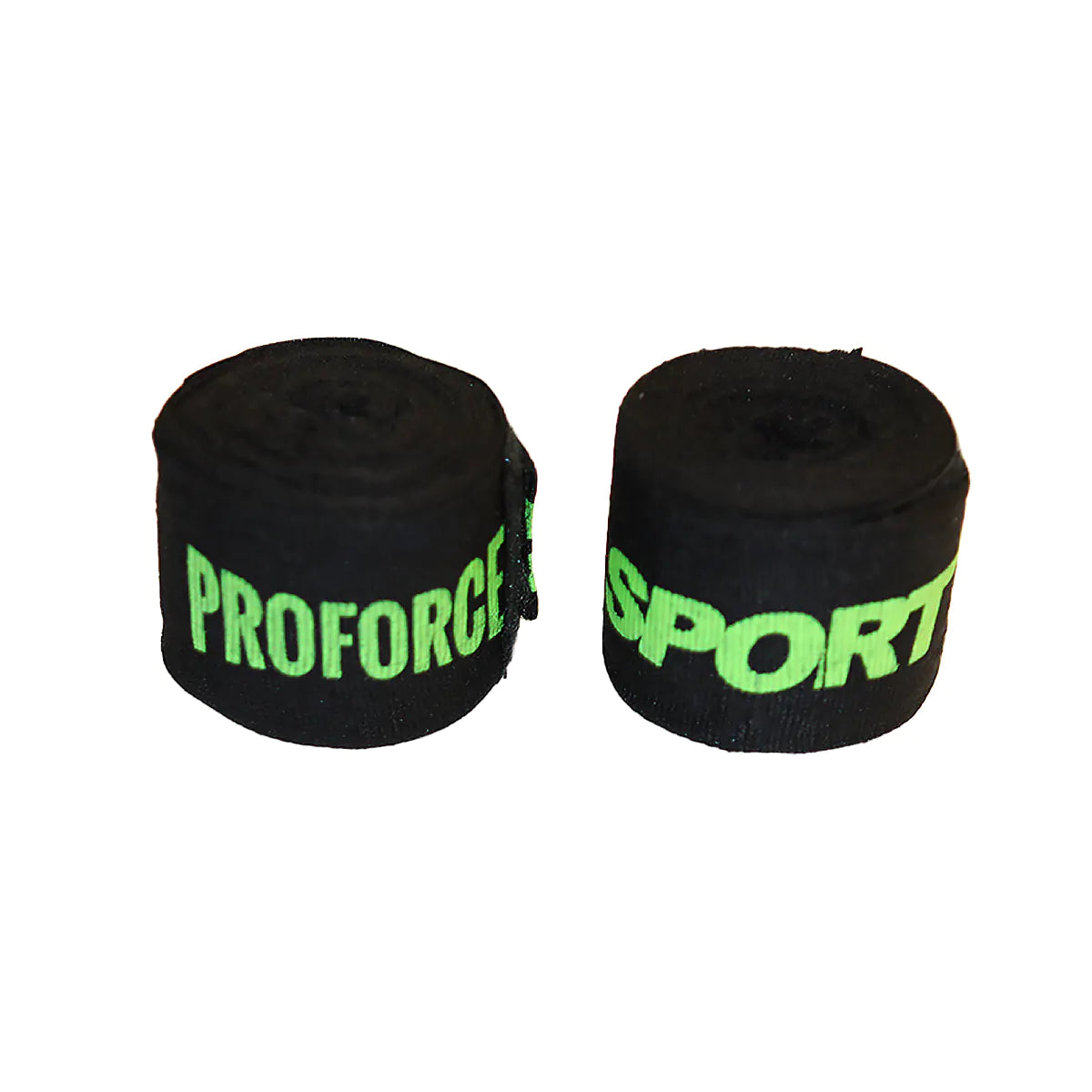 ProForce Sport Handwrap Black with Neon Green Logo 150" (400cm)