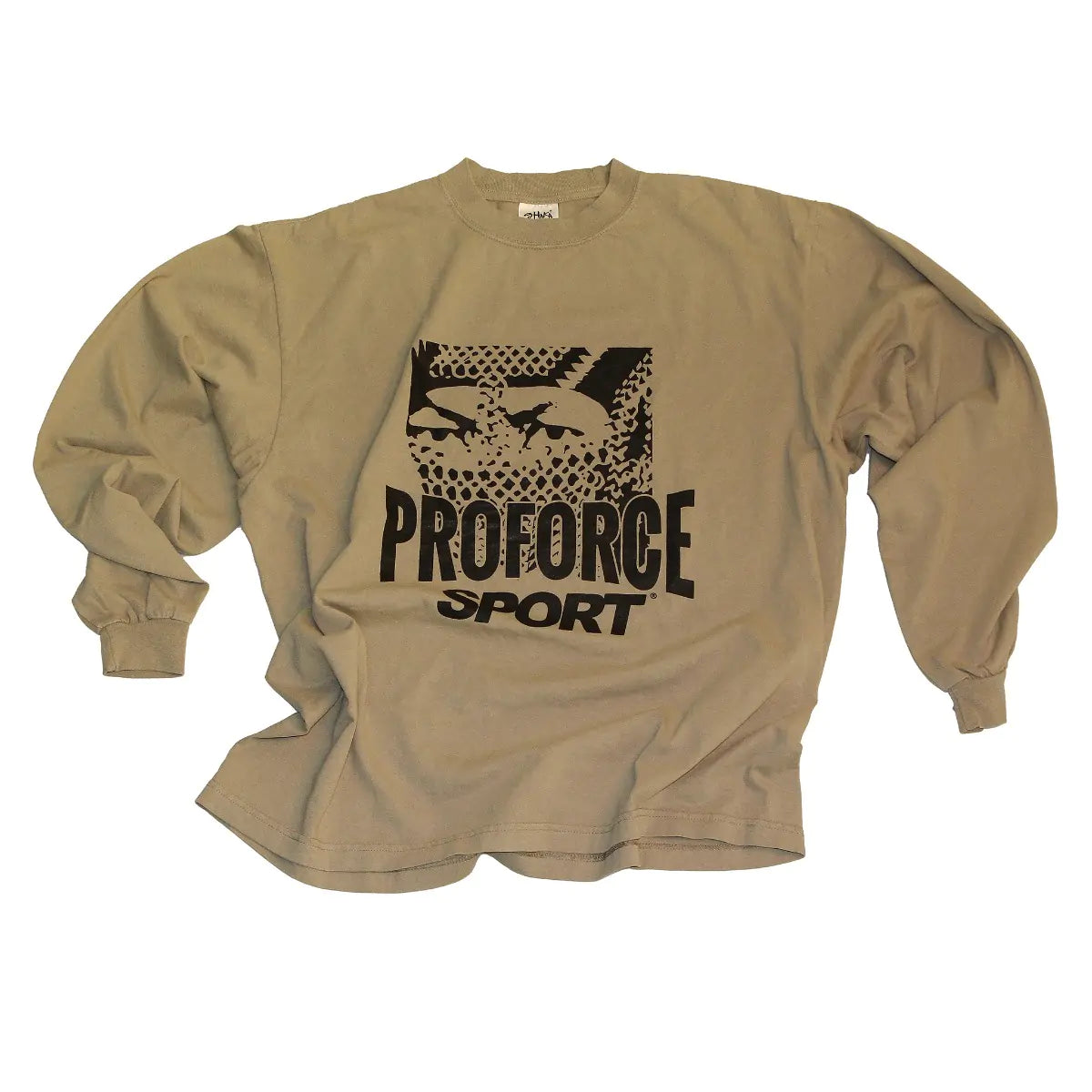 ProForce Sport Chain Link Ninja Long Sleeve T Shirt Oatmeal