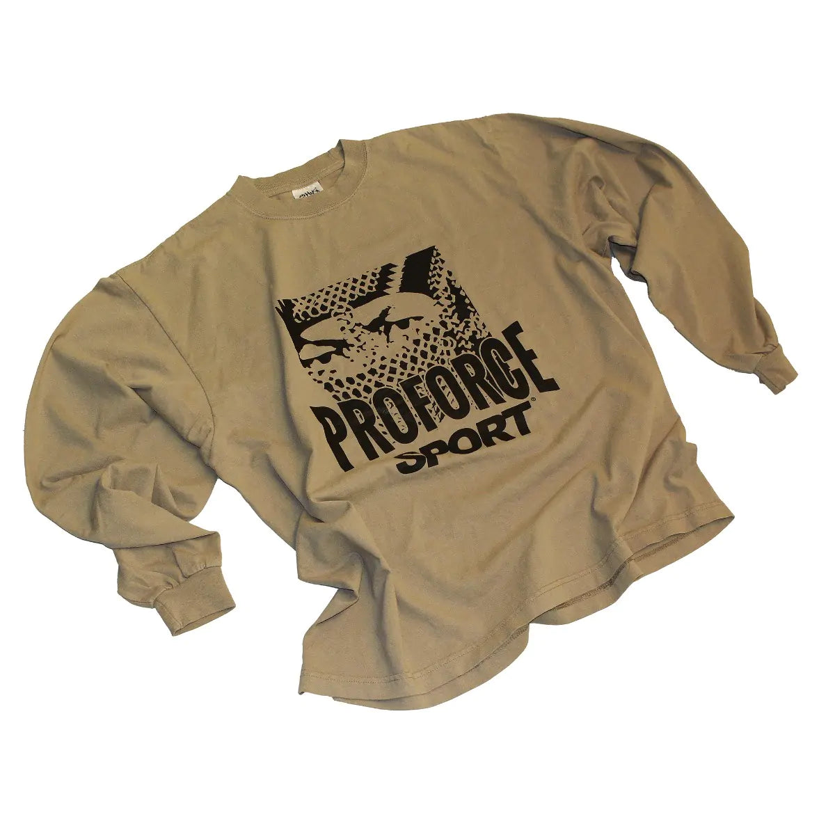 ProForce Sport Chain Link Ninja Long Sleeve T Shirt Oatmeal