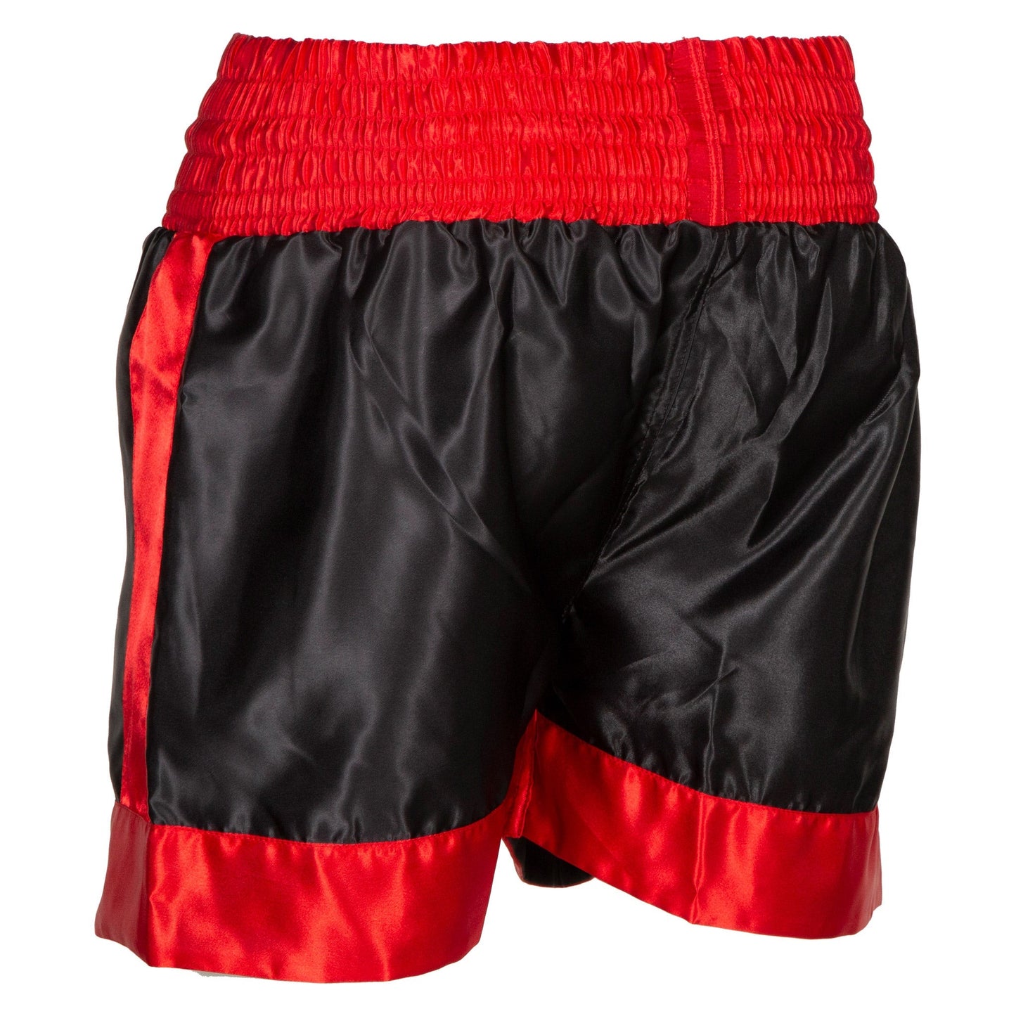 ProForce Muay Thai Shorts (Black/Red Trim)