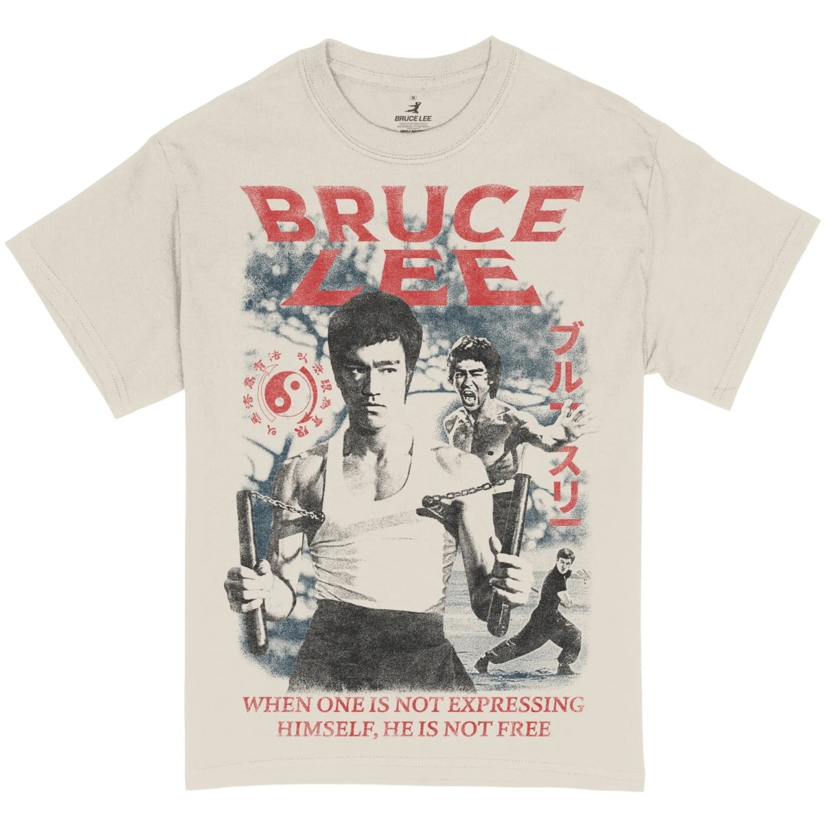 Bruce Lee Freedom Vintage Poster T-Shirt