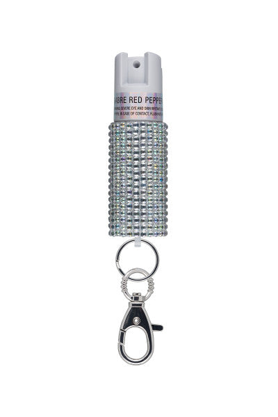 Sabre Jeweled Pepper Spray Silver