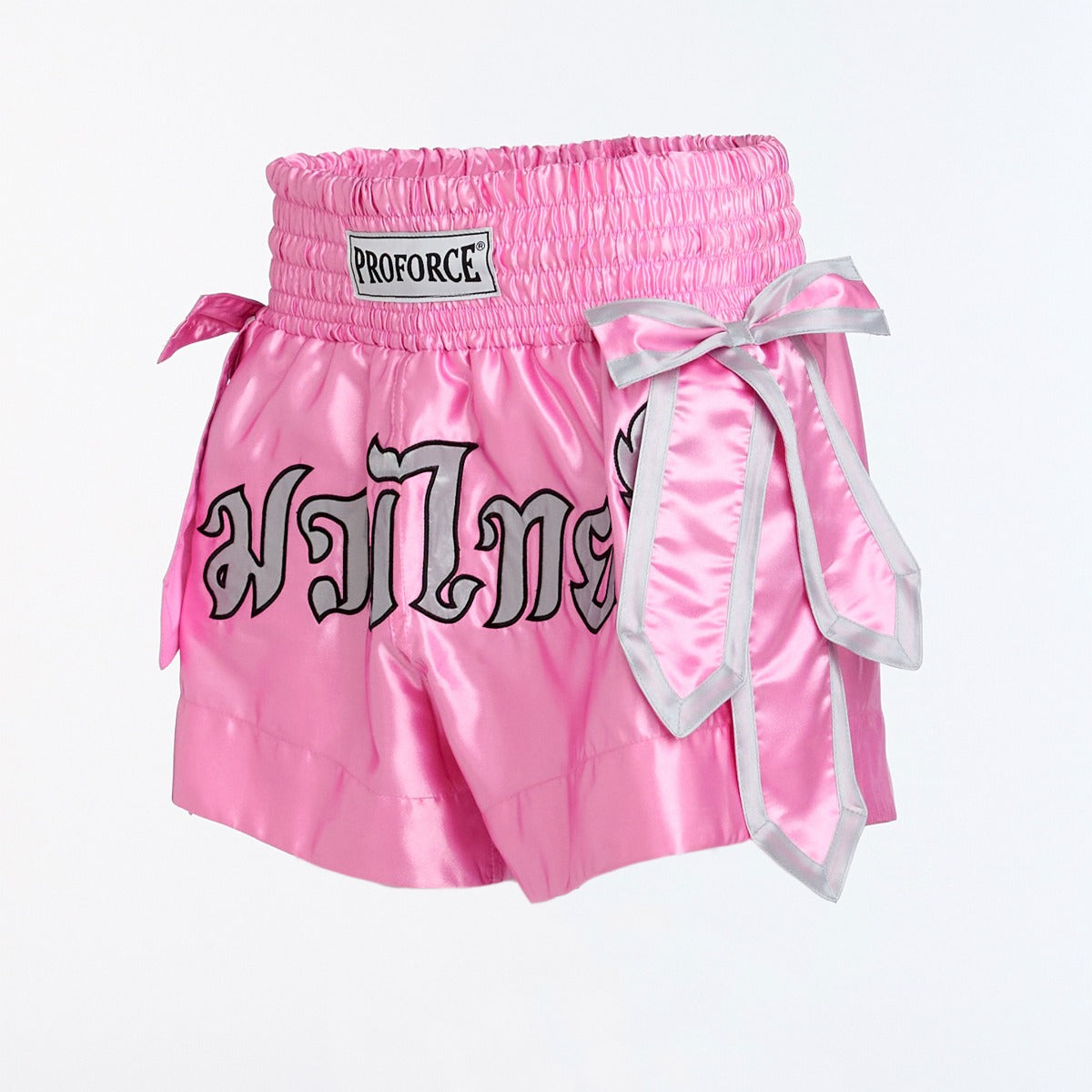 ProForce Sport Angel Wing Muay Thai Shorts w/Pink Bows