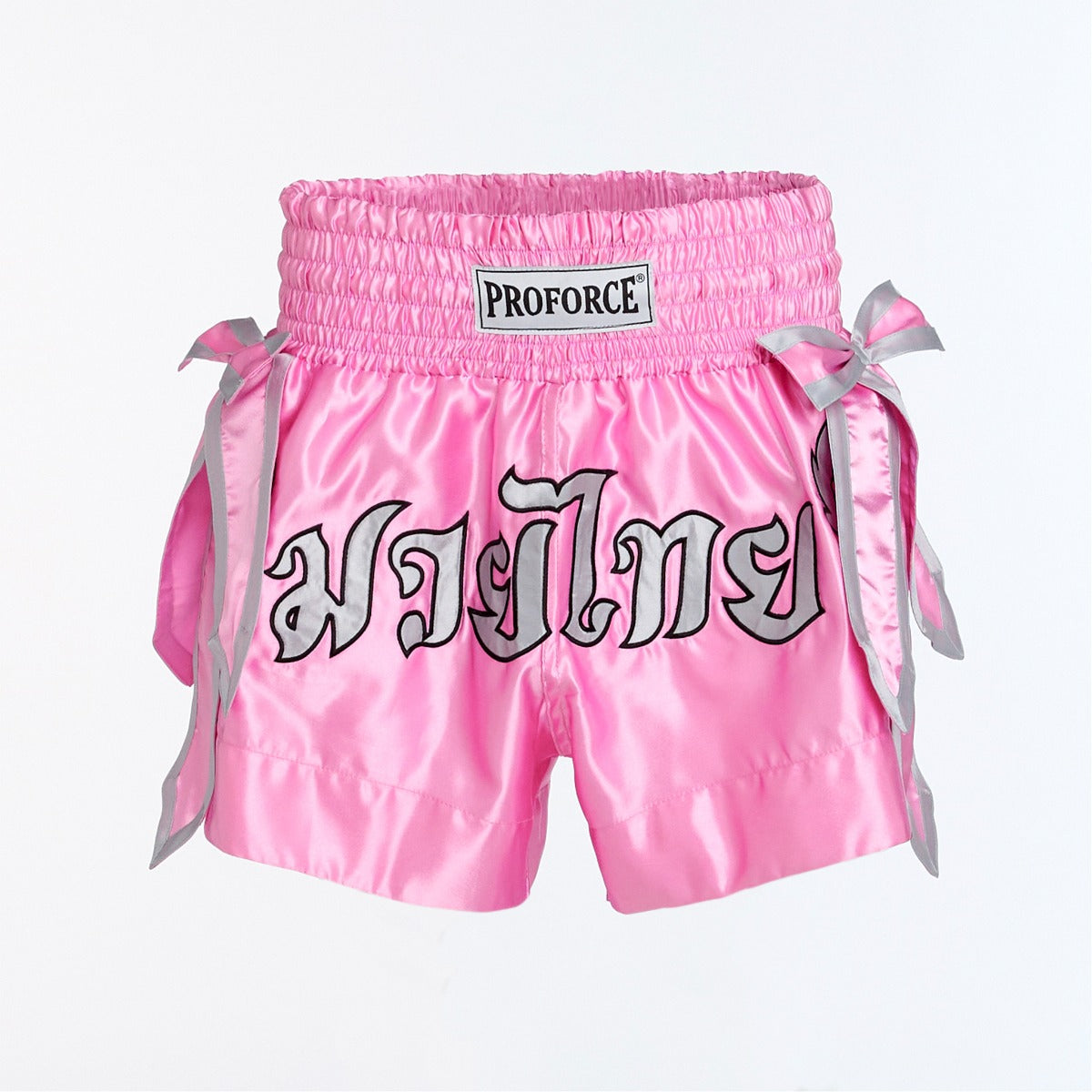 ProForce Sport Angel Wing Muay Thai Shorts w/Pink Bows