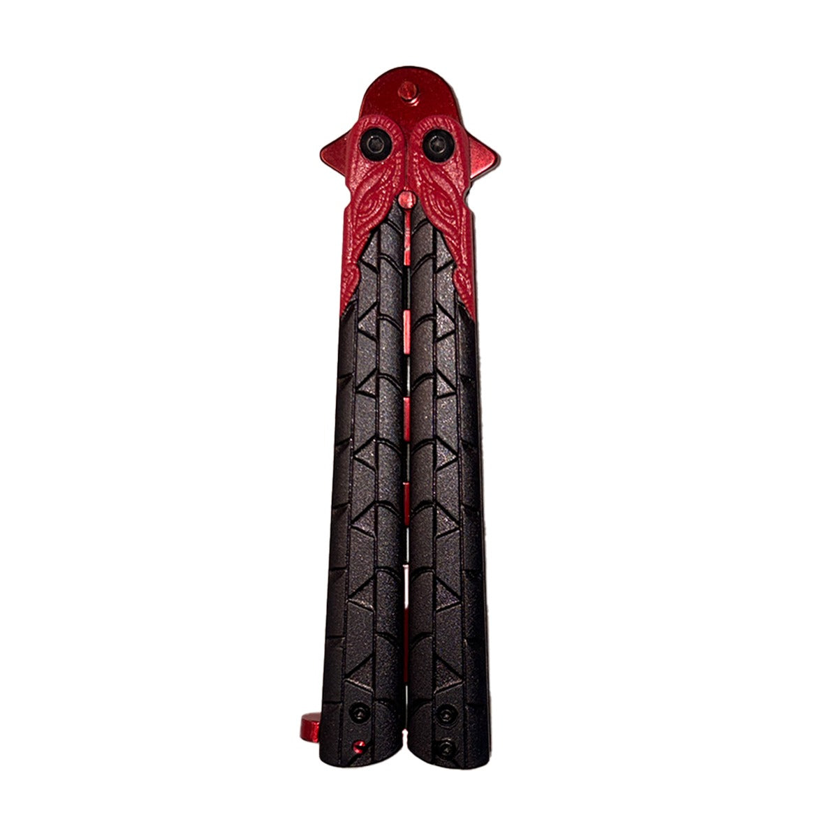 Balisong Butterfly Training Knives - Dull Blade (Black/Red)