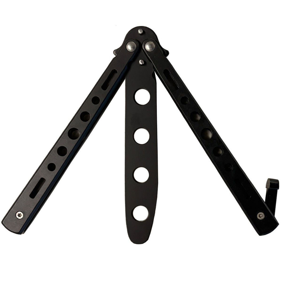 Balisong Butterfly Training Knives - Dull Blade (Black)