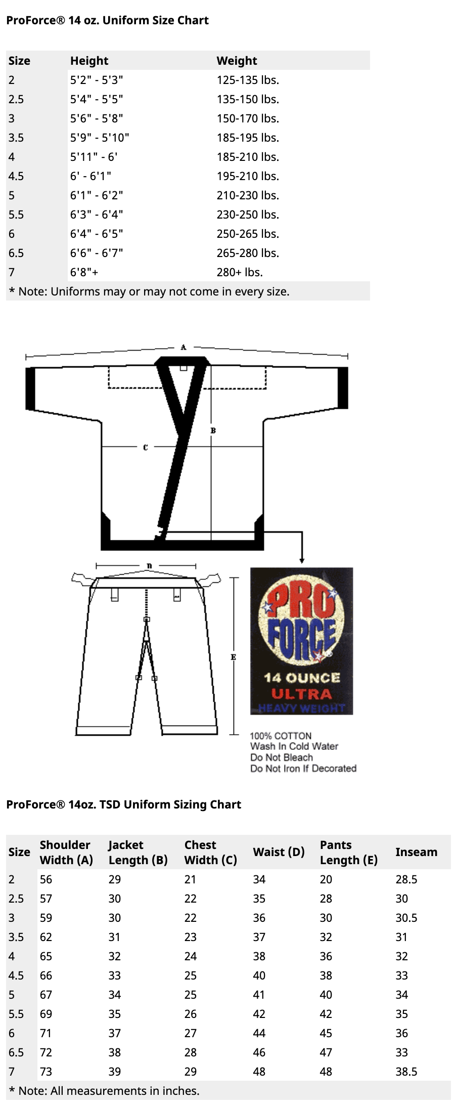 ProForce 14 oz. Diamond Karate Uniform (Elastic Drawstring) - 55/45 Blend