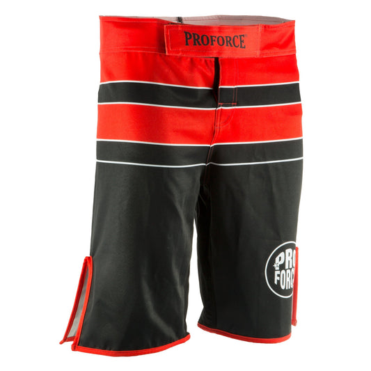 ProForce Combat MMA Shorts (Black/Red)