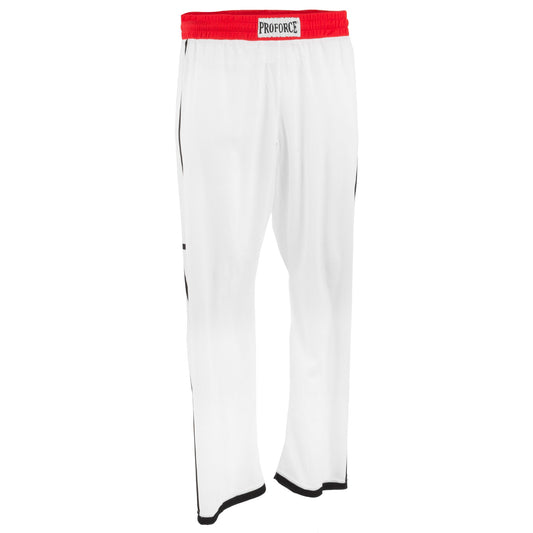Combat by ProForce Sport Point Fighting Deluxe Karate Pants White
