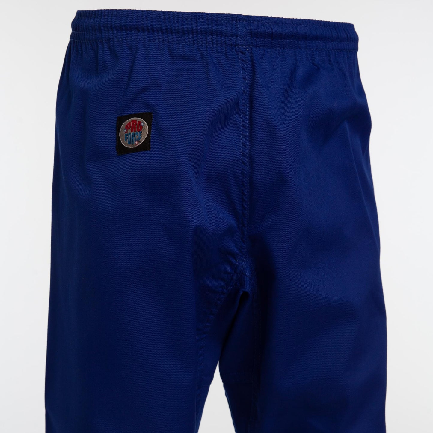 ProForce Classic Karate Uniform (Elastic Drawstring w/Free Belt) 5 oz. 60/40 Blend Blue