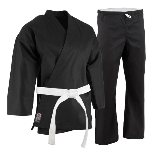 ProForce 5 oz. Original Karate Uniform (Elastic Drawstring) - 55/45 Blend - With Free White Belt