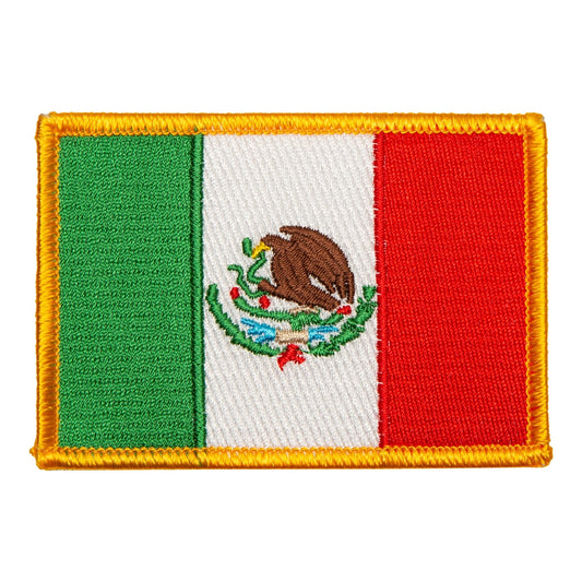 Mexican Flag Patch 2.25"x3.5"