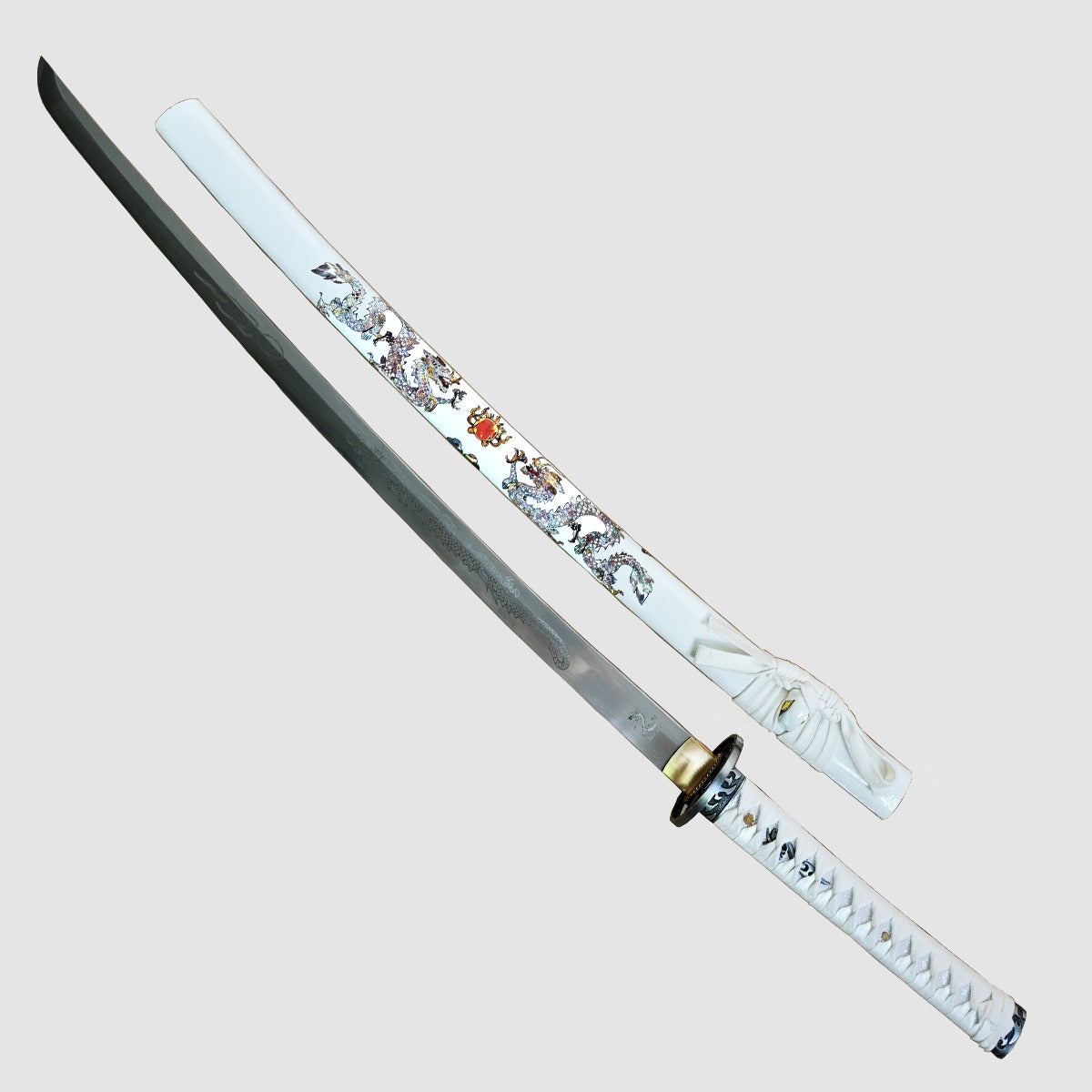 Double Dragon Samurai Sword (White)
