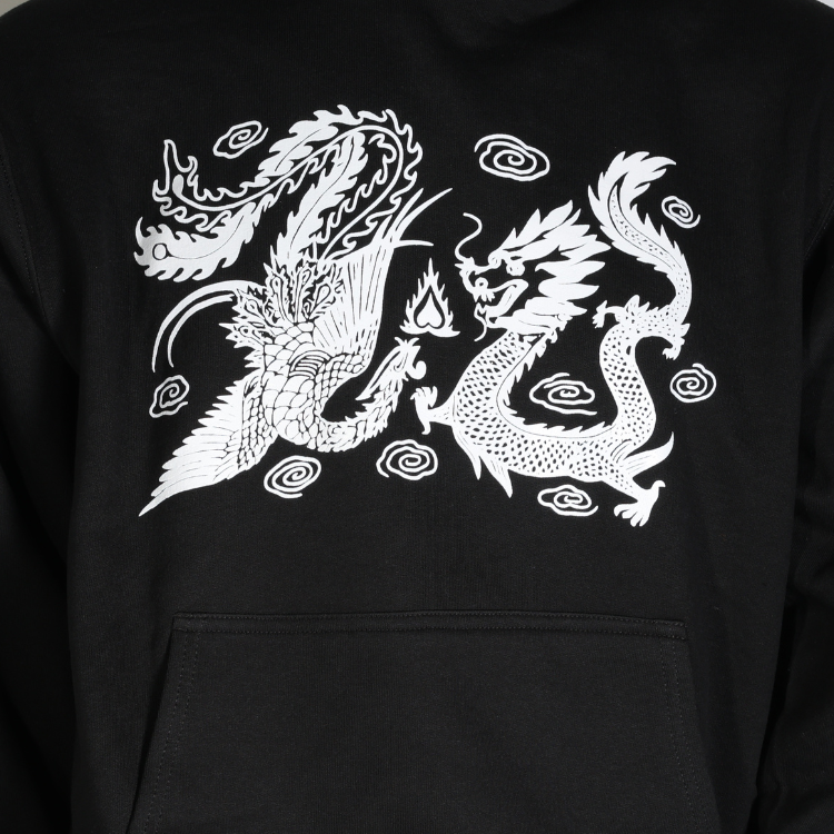 Dragon & Crane Core Fleece Pullover Hoodie - Hooded Sweatshirt