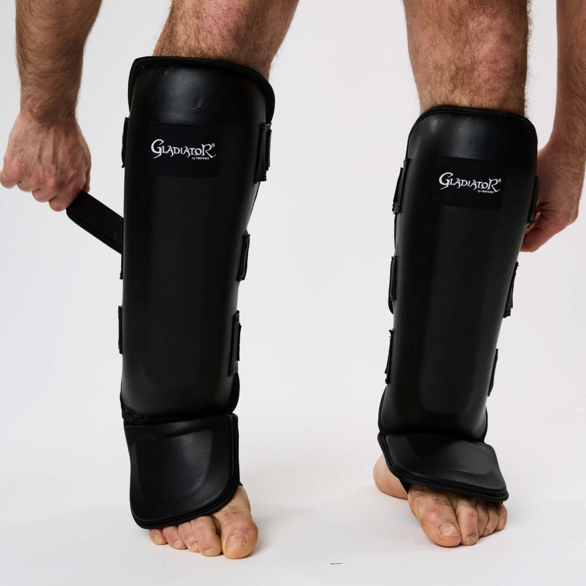 ProForce Gladiator MMA Muay Thai Shin & Instep Guard Black