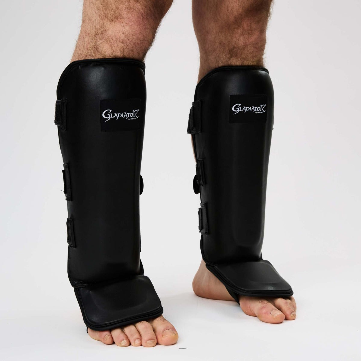 ProForce Gladiator MMA Muay Thai Shin & Instep Guard Black