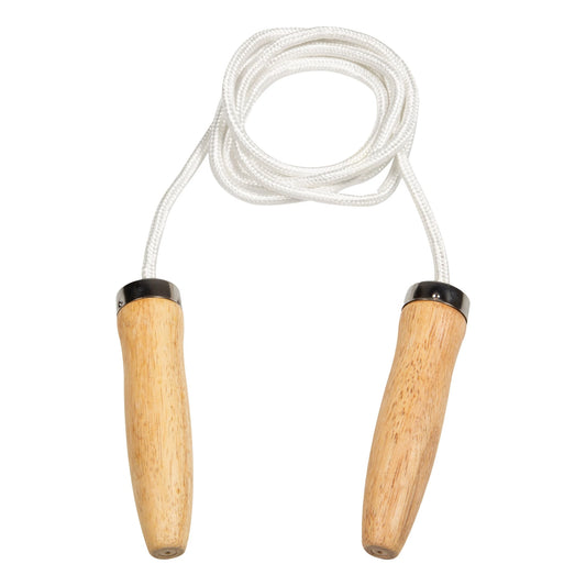 Hardwood Handle Jump rope - Nylon Cord
