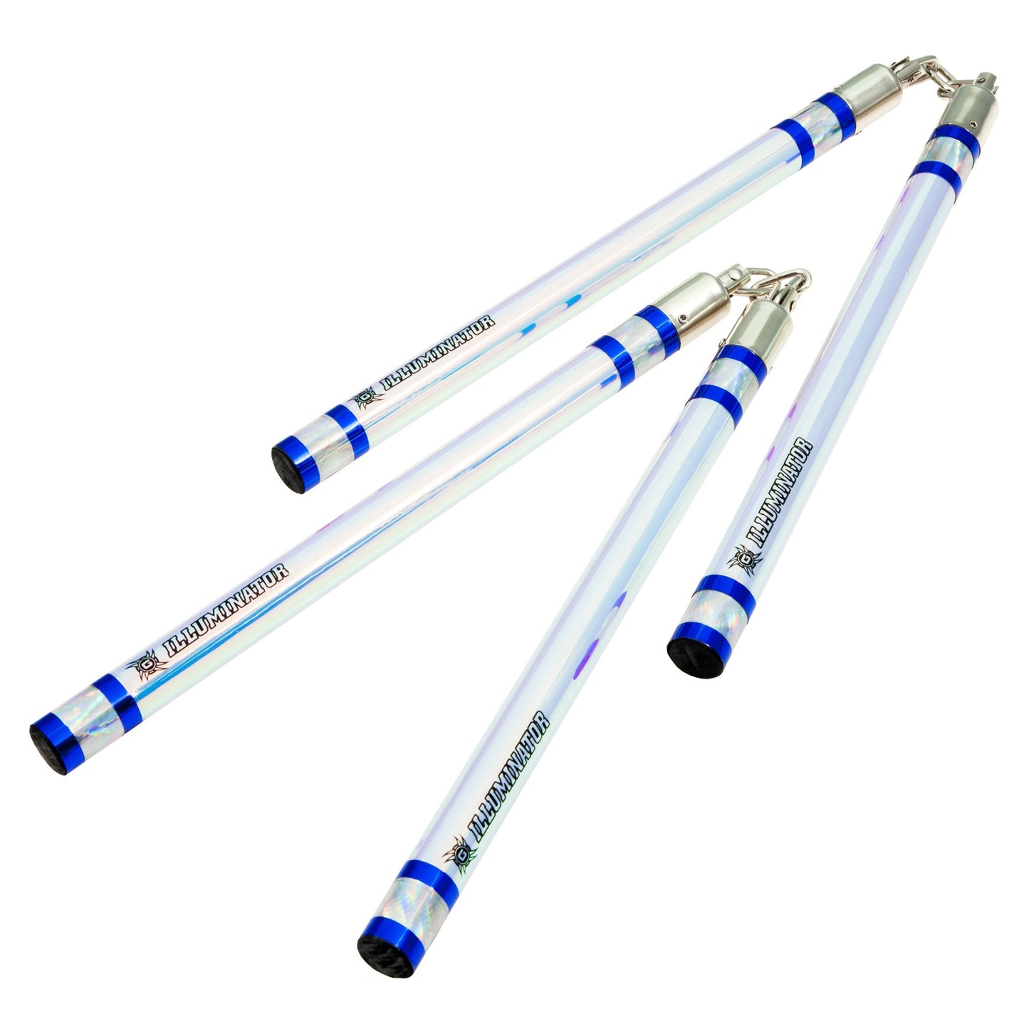 G-Force Illuminator Nunchaku Nunchucks - Blue - Pair