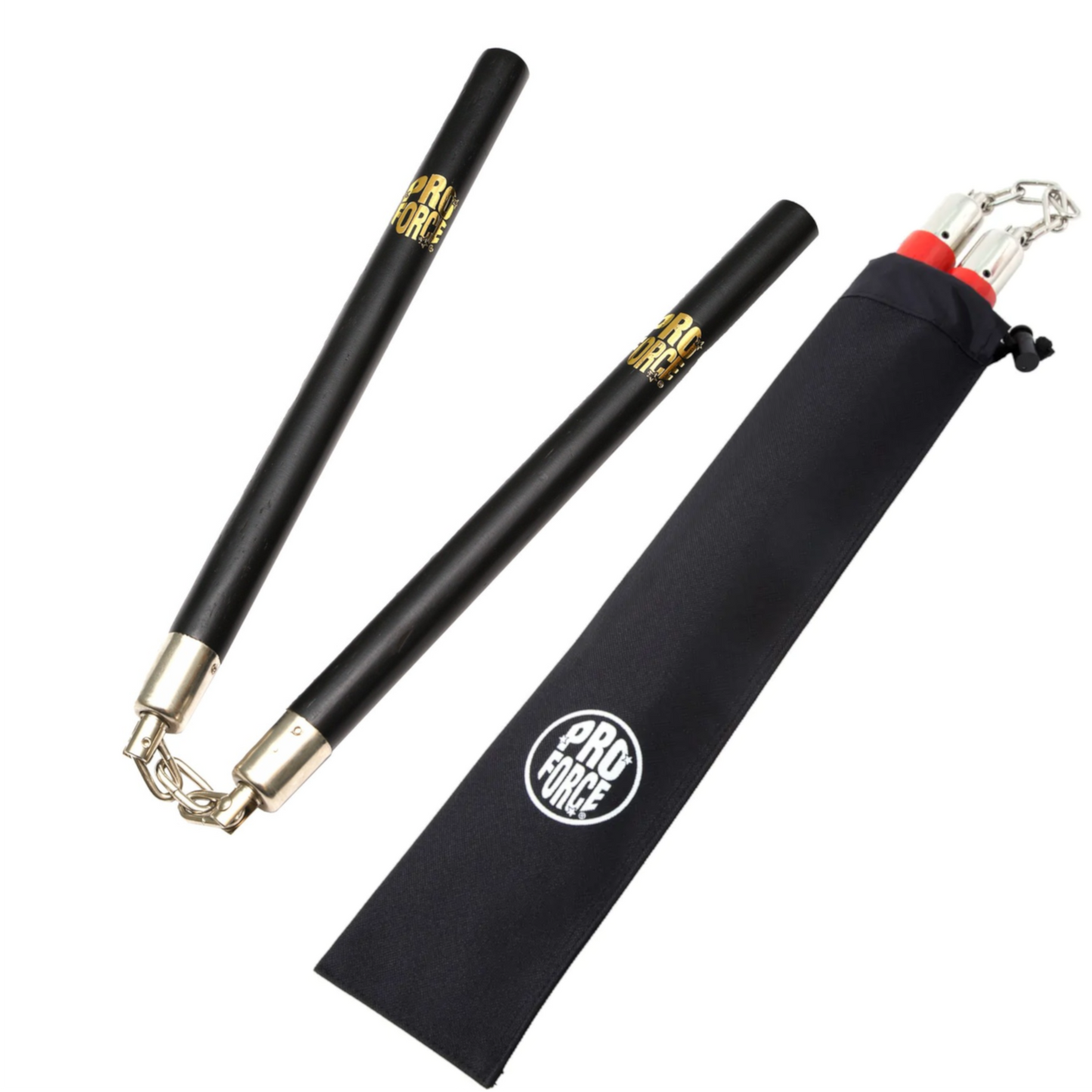 Martial Arts Nunchuck and Case Set