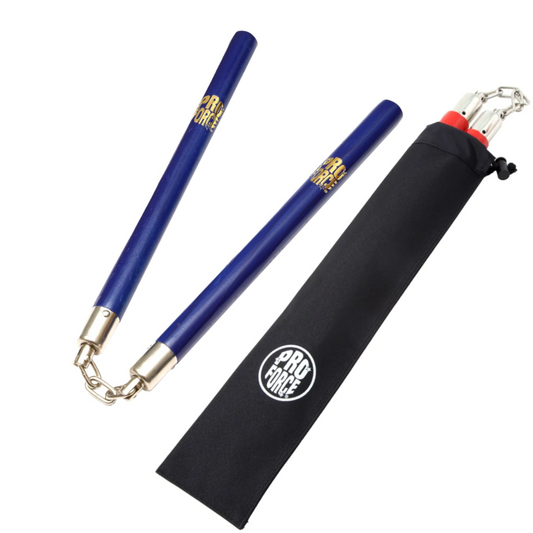 Martial Arts Nunchuck and Case Set