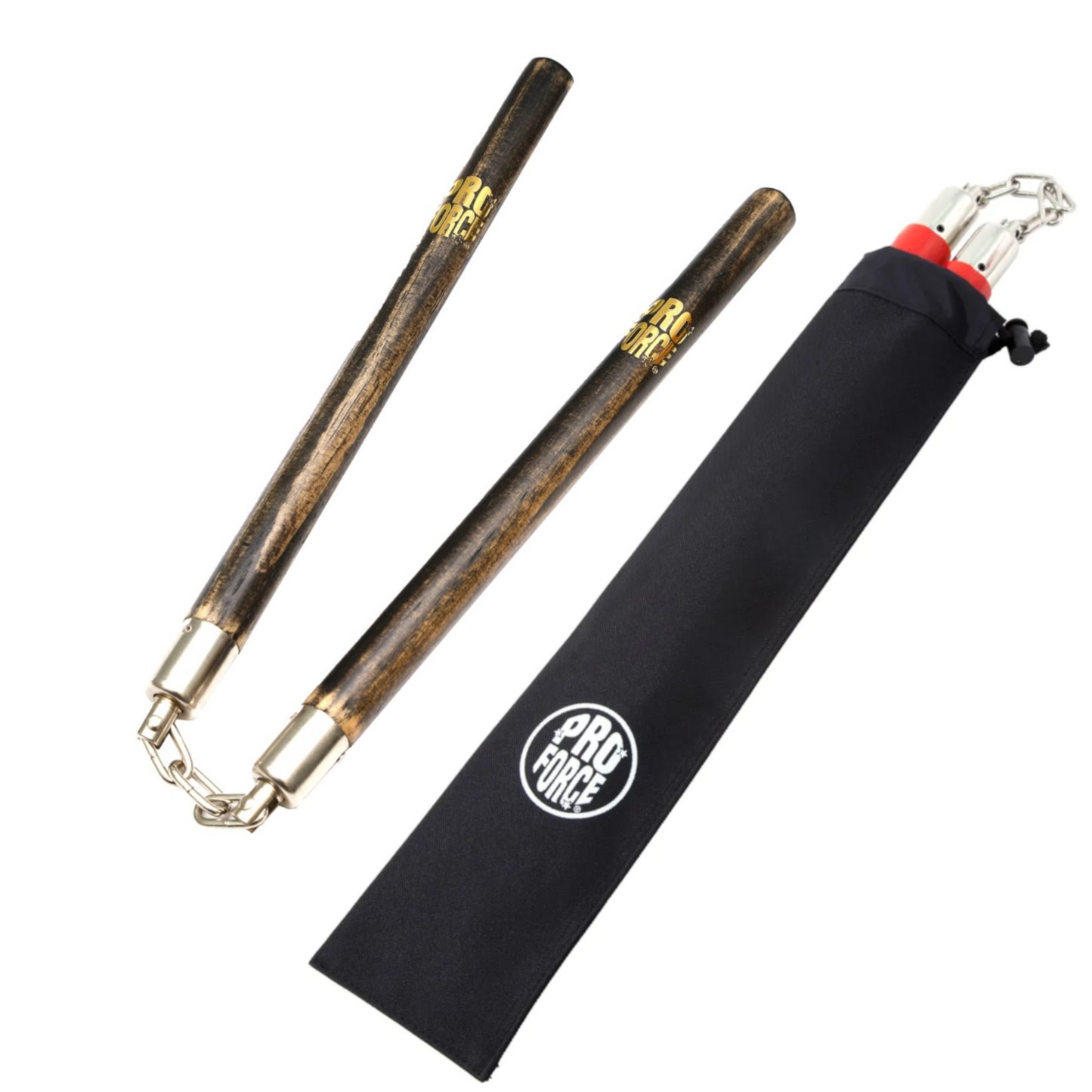 Martial Arts Nunchuck and Case Set