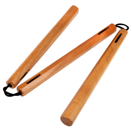 Sansetsukon Three Section Bo Staff with String - Natural