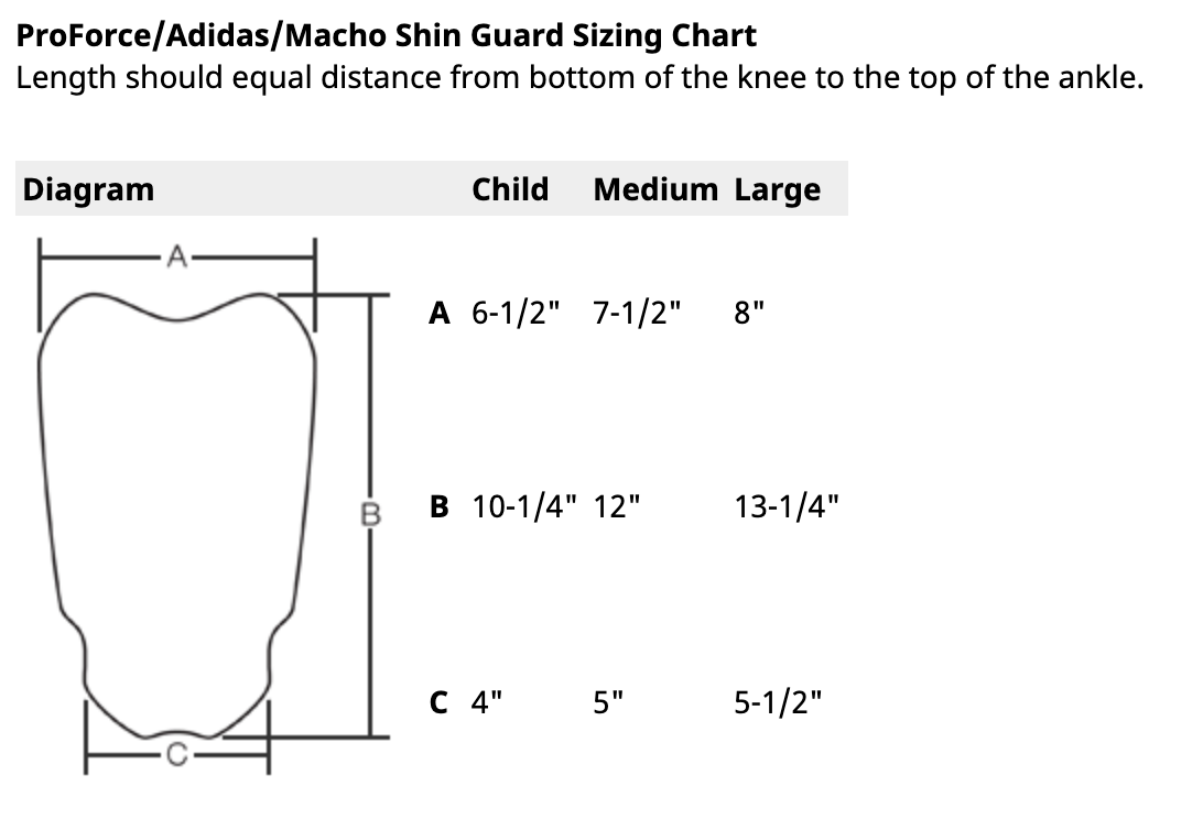ProForce Lightning Shin Guard