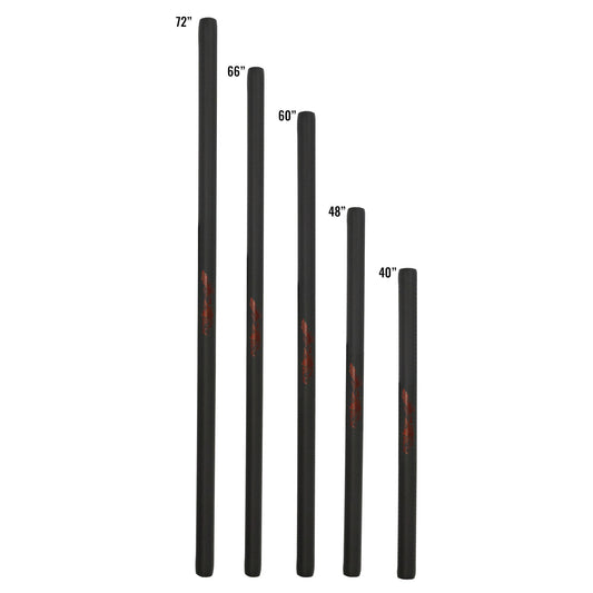 Foam Covered Bo Staff - Black w/ Red Dragon