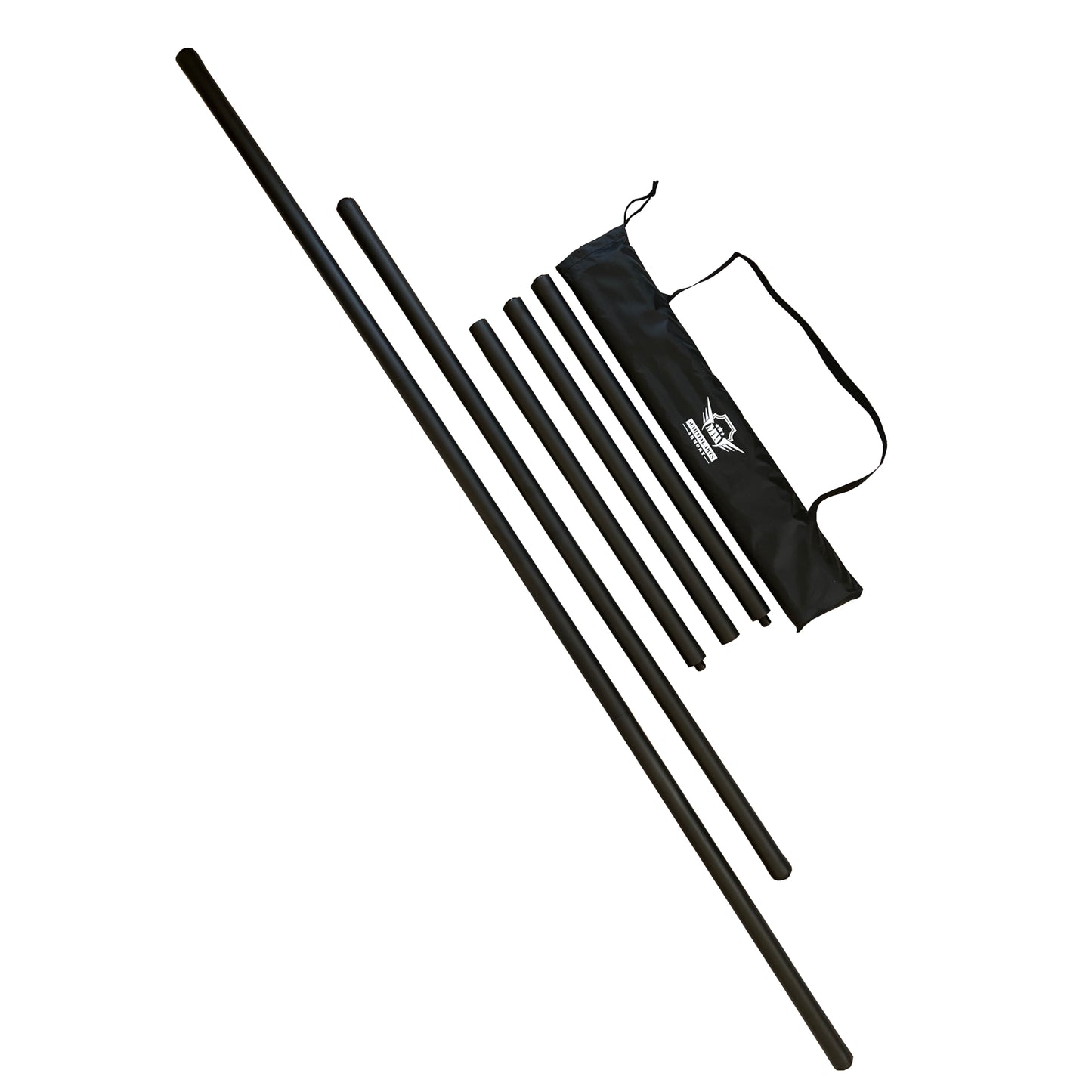Martial Arts Armory Collapsible Bo Staff, 4ft and 6ft Foam Padded Training Staff with Carry Bag