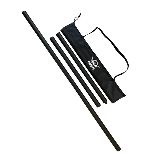 Martial Arts Armory 4 Foot Collapsible Bo Staff, Foam-Padded Training Weapon for Safe Practice with Carry Bag