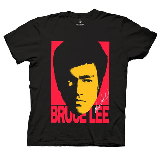 Bruce Lee Pop Art Signature T-Shirt