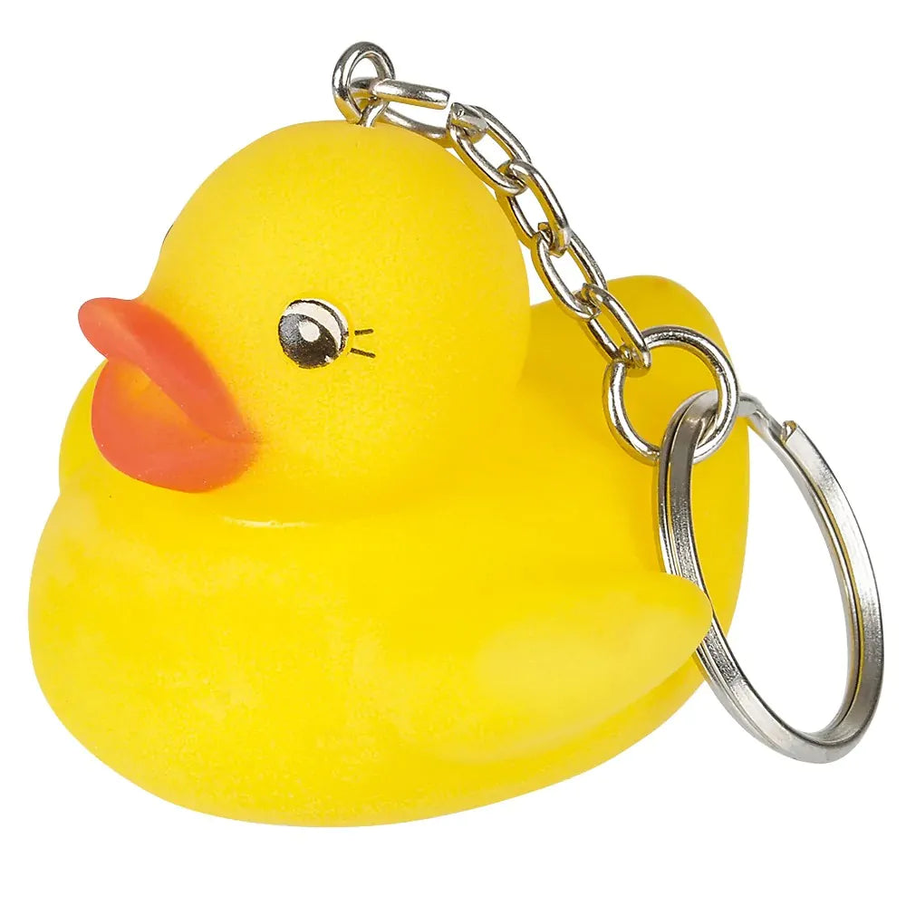 2" Rubber Ducky Keychain