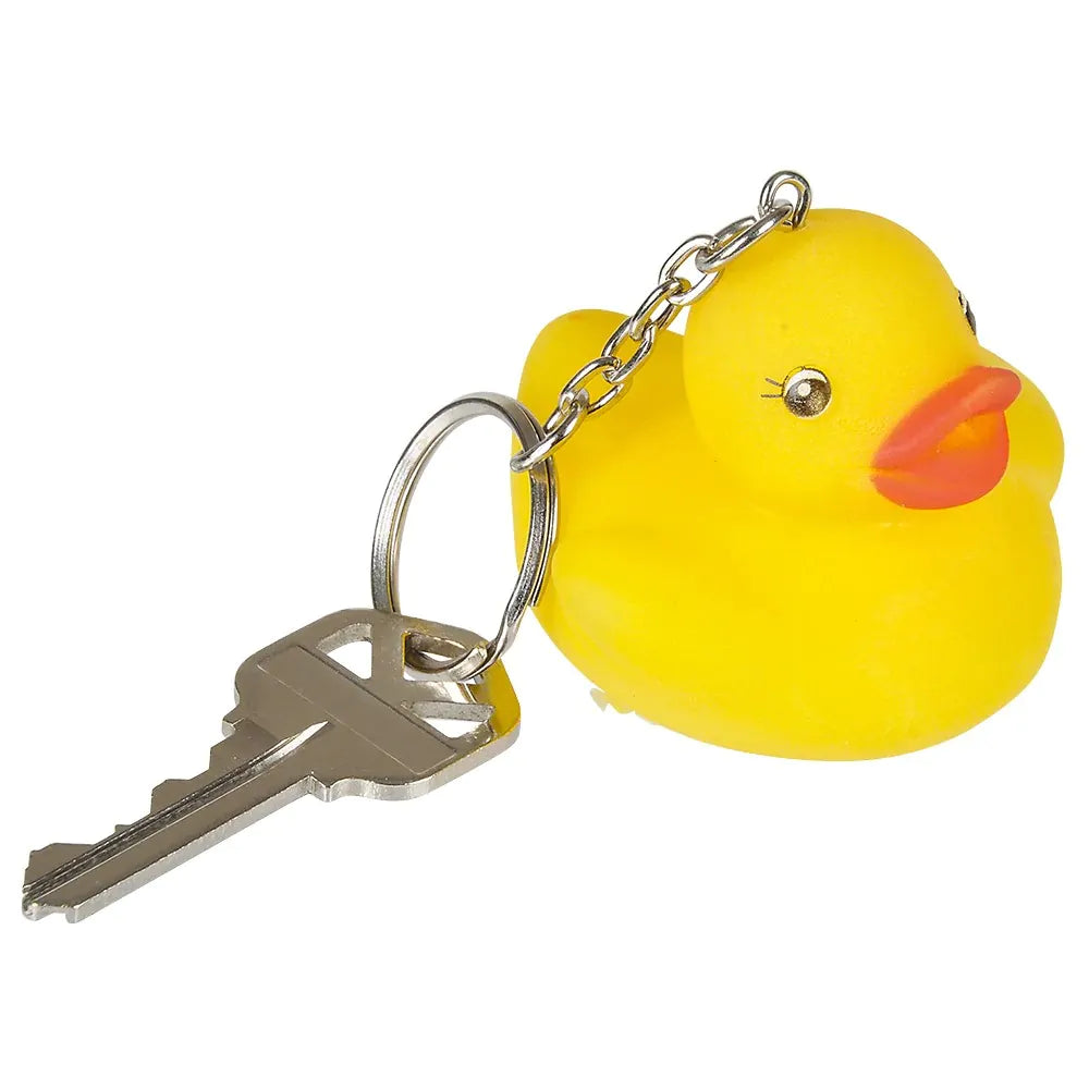 2" Rubber Ducky Keychain