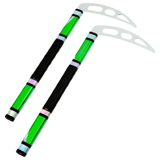 G-Force Swirl Kama with Oval Blade (Green)