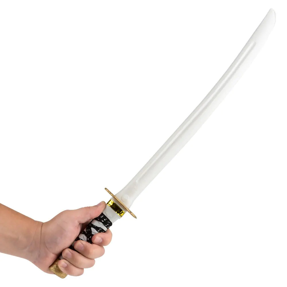 Plastic Ninja Black Sword Toy 24" (Black Sheath w/ White Sword)