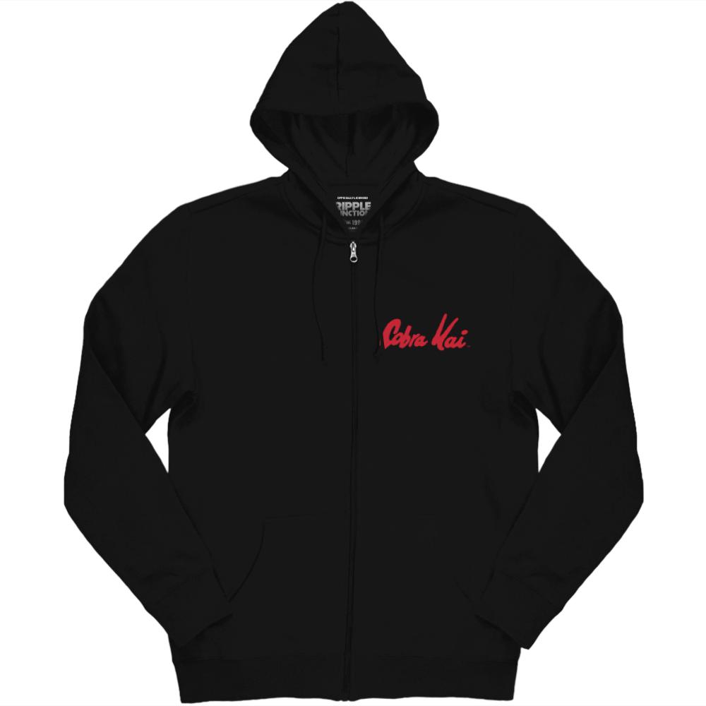 Cobra Kai Unisex Full-Zip Hooded Sweatshirt "No Mercy" Edition