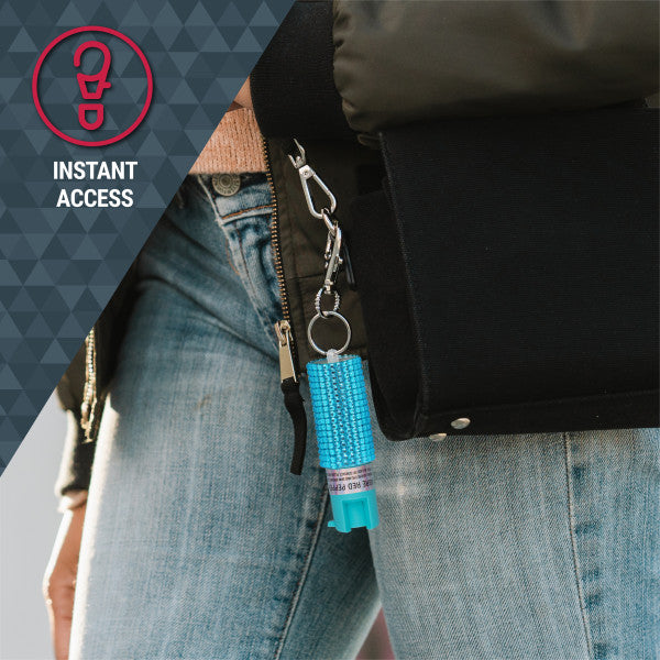 Sabre Jeweled Pepper Spray Teal