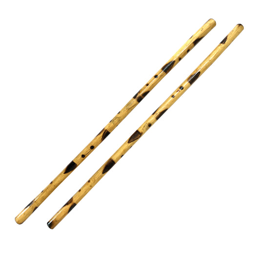 26" Burned Rattan Escrima Sticks 1 pair