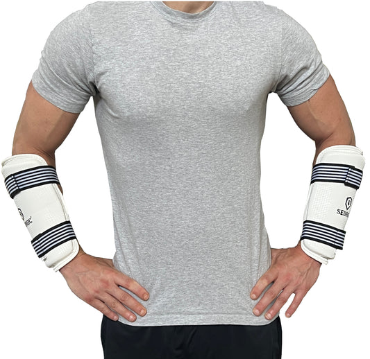Sedroc Padded Arm Guards, Taekwondo Forearm Pads, TKD Protectors for Kids and Adults